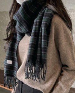 스턴히트 체크 머플러-5color, 멋스러운 체크-따뜻한 겨울머플러 - 스타일티바