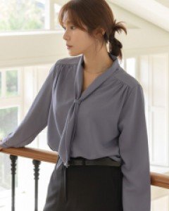 [MADE] 심플 타이 셔링 블루 BL