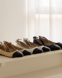 1A1050메리제인배색플랫