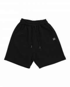 Jarmonic Thumblabel짰 3 Tier French Terry Black Shorts