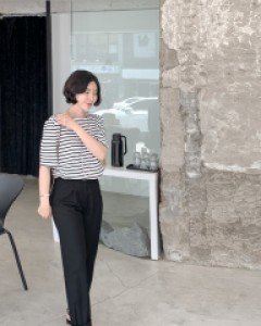 포멀 세미 핀턱pt