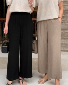 시원한 린넨 9부 팬츠