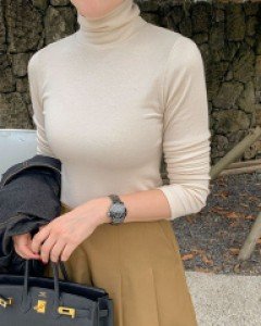 데일리 슬림 폴라t