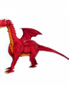 [대형동물할인전][한사토이] 5964 레드드래곤 동물인형(승용)/120cm.L