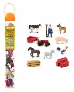 [사파리엘티디] 682604 농장 동물피규어 튜브