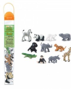 [사파리엘티디] 680004 아기동물원친구들 동물피규어 튜브
