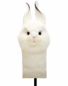 [한사골프] 8459 흰토끼 동물 드라이버커버/골프 클럽 헤드 커버