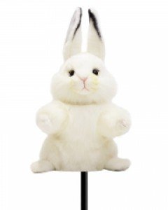 [한사골프] 8460 흰토끼 동물 우드커버/골프 클럽 헤드 커버