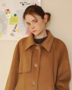 Parisian Wool Trench Coat ( Camel )