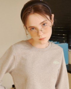 LFM Staff Crop Sweatshirt ( Grey )
