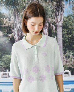 Daisy Collar Knitwear ( Mint )