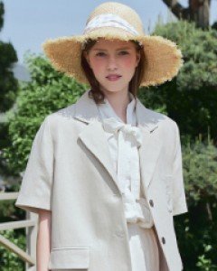 Linen Herringbone Premium Jacket ( Ivory )