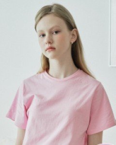 #9. GRADATION LETTER T-SHIRT ( PINK )