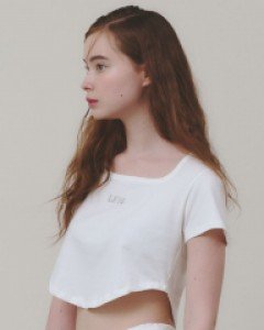 Tearing Curve T-shirt (Ivory)