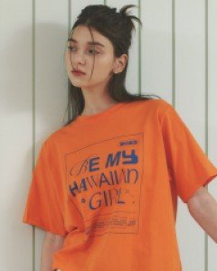 Lilikoi Over-fit T-shirts ( Orange )