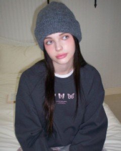 Triple Butterfly Embroidered Sweatshirt ( Charcoal )