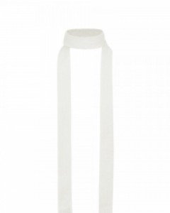 Hairy Gold Pendant Slim Muffler ( Ivory )