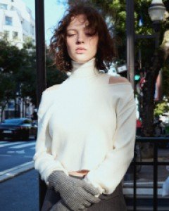 French Layered Knit Set up ( Ivory )