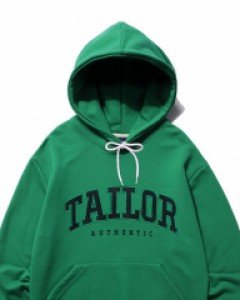 테일러스튜디오 엔비엘 로고 후드티 (라이트그린)
