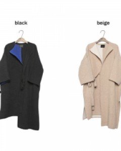 plush8017B_액터 니트 코트(2color) - leika