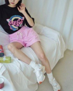 무지 밴딩 코튼 베이직 숏 반바지, 핫팬츠, 숏팬츠 - ㅤㅤ