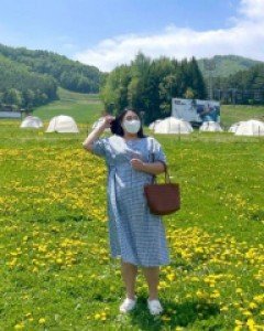 마리안 오버핏 빅사이즈 스퀘어넥 체크 원피스 - ㅤㅤ