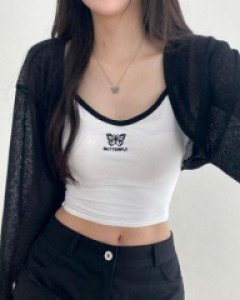 [2color/살탐방지] 여름 린넨 볼레로 - ㅤㅤ