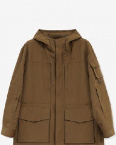 [온라인 단독] LJM22102 탄 오버핏 후드 점퍼