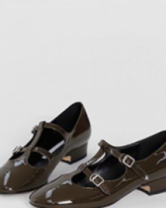 anna patent pumps(2 colors)