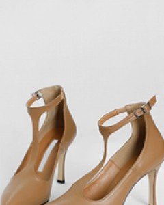 elegant t-strap pumps(2 colors)