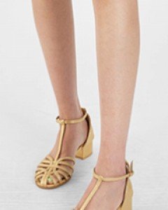 metallic cage sandals (1 color)