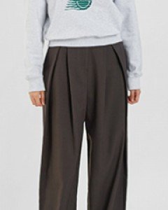 inverted wide pants (2 colors)