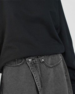 asymmetric wrap mini (1 color)