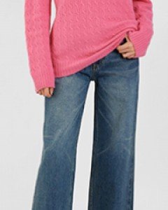 straight washed denim (1 color)