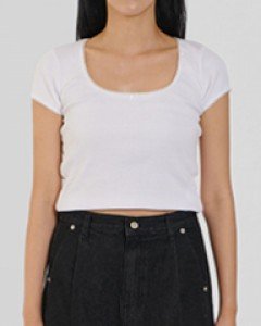 petit ribbed tee (2 colors)