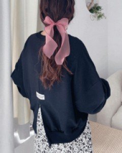 쥬니언 루즈핏 뒷트임맨투맨