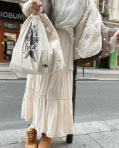 베니플 셔링 캉캉 롱스커트