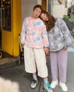 #MACHREE T1377 물나염 후끈 맨투맨