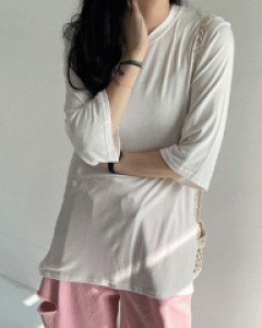 트에키 트임 치즈 반팔티