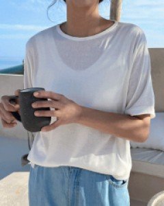 코스티 랍빠 치즈 반팔티