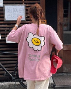 에코비 피그먼트 오버핏 반팔티