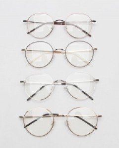 4컬러 스틸 메탈안경  동그란안경테 라운드금속테