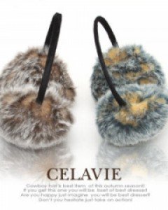 에스키모 빈티지 털귀마개 2컬러 퍼귀마개 겨울필수아이템~