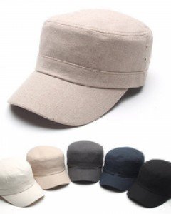 5컬러 몬티고 린넨 군모 남자 여자 밀리터리캡모자