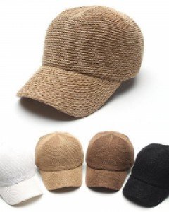 4컬러 쿨 시원한 마직볼캡 남자 여자 밀짚 캡모자