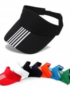 7컬러 오선 코튼 선캡 남자 여자 골프바이저 모자