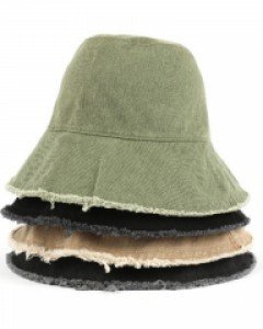 4컬러 세실 빈티지 버킷햇 여자 벙거지모자