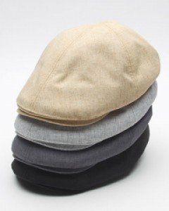 4컬러 썸머 마직 보카시 헌팅캡 남자 여자 린넨 여름모자