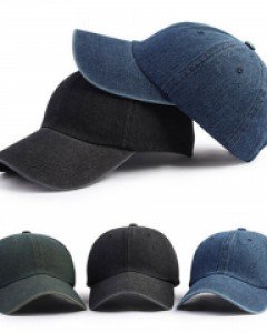 3컬러 워싱 빈티지 데님 볼캡 남자 여자 캡모자