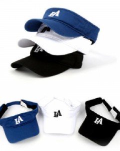 3컬러 LA 코튼 워싱 선캡 남자 여자 여름모자